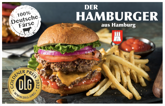 Hamburger 2022 wieder DLG Gold praemiert