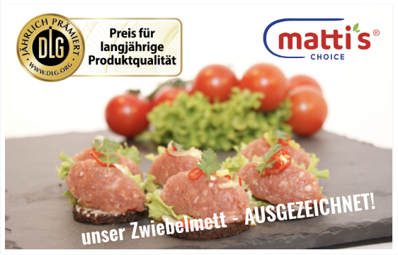mattis choice Zwiebelmett DLG-Gold-ausgezeichnet